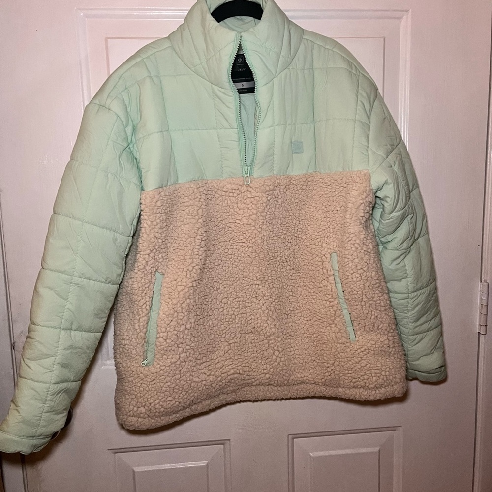 RIP CURL ANTI-SERIES ANOETA FLEECE - MINT - WOMEN´S Jacket  size small